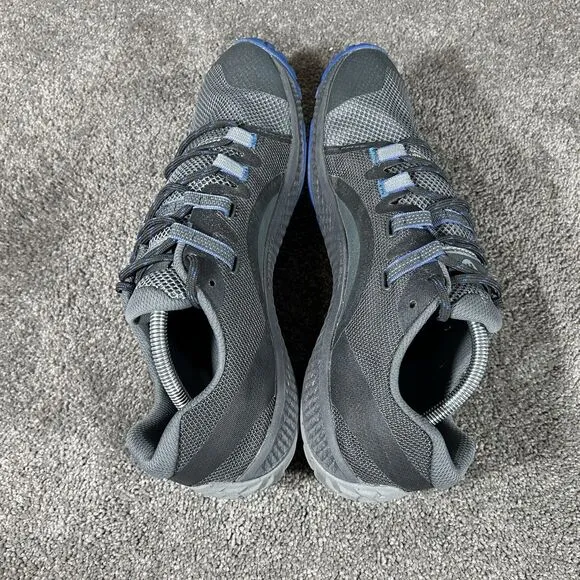 Merrell Trail Glove 6 Trail Running Hiking Shoes Gray Blue J135387 Men’s Sz 11.5