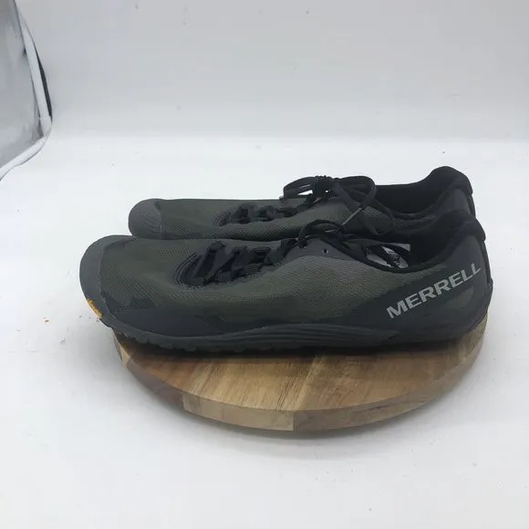 Merrell Vapor Glove 4 Barefoot Shoes Mens 8 Green Camo Minimal Hiking Trail Run
