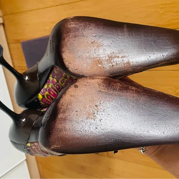 Miu Miu by Prada Brown and Multicolor Women's Shoes 39