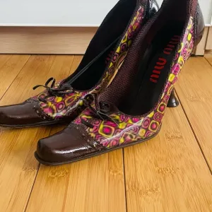 Miu Miu by Prada Brown and Multicolor Women's Shoes 39