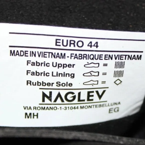 Naglev Unico Combat Waterproof High Top Shoes Men’s Size 11 Black Outdoor Hiking