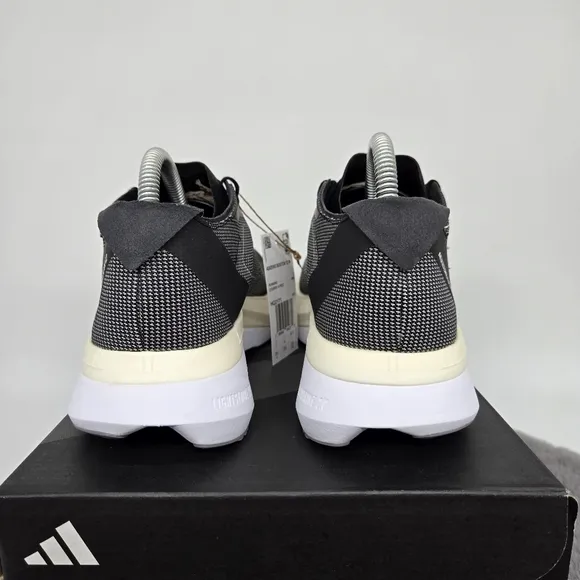 New adidas Adizero Boston 12 Core Black Cloud White Women's Running Shoes Size 9
