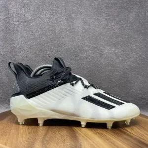NEW adidas Adizero TD Football Cleats Boots Shoes EF7610 White Black Men's Sz 9