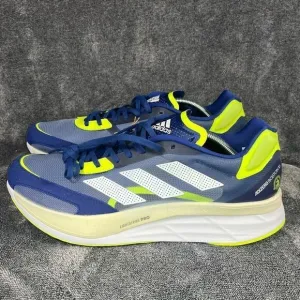New Adidas Adizero Boston 10 Marathon Men's Size 11.5 Shoes Victory Blue