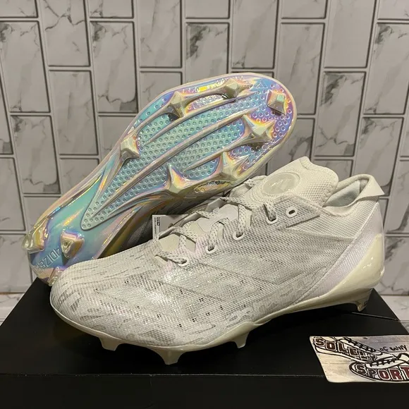 New Adidas Electric Speed Juice Pack White Silver IE4413 Mens Football Cleats