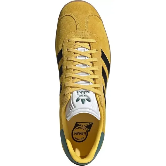 NEW Adidas Gazelle Jamaica Football Federation Yellow green soccer Mens 11