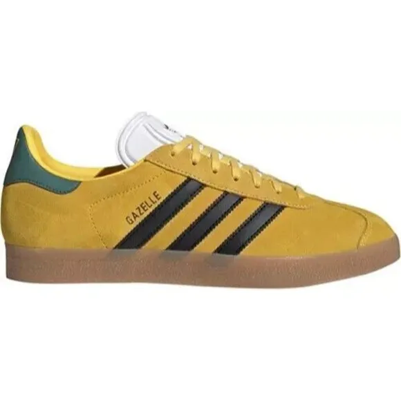 NEW Adidas Gazelle Jamaica Football Federation Yellow green soccer Mens 11