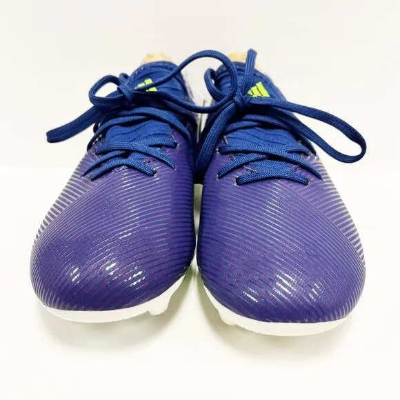 NEW Adidas Messi Nemeziz 19.3 Kids Youth FG Soccer Blue Cleats Shoes Size 5