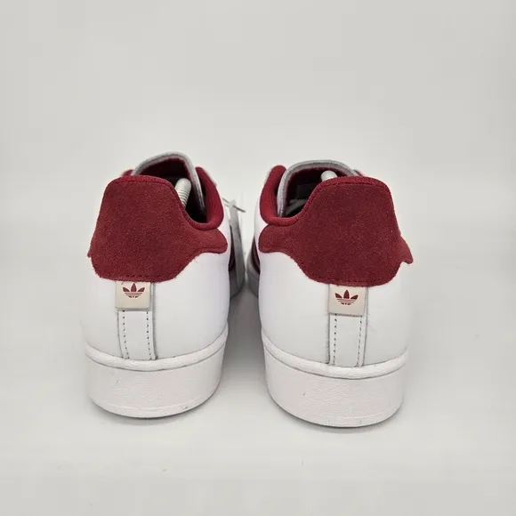 New adidas Superstar 'Embroidered Red Stripes' Men's Shoes Size 11