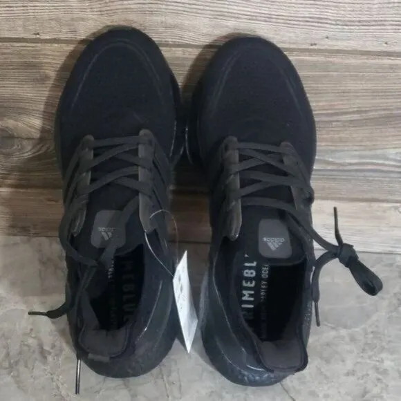 New Adidas Ultraboost 21 Black Running Sneakers Gym Workout Shoes
