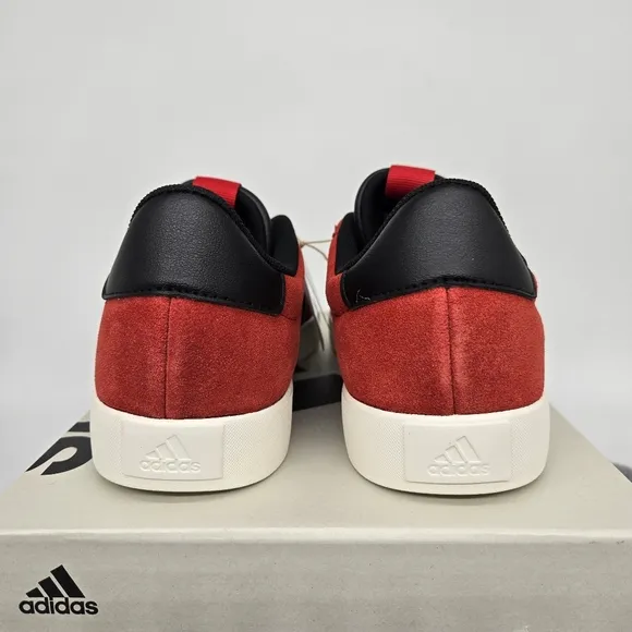 New adidas VL Court 3.0 Better Scarlet Black Men's Skateboarding Shoes Size 11