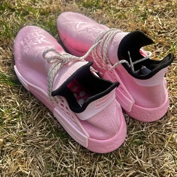 NEW Adidas x Pharrell size 17 Mens NMD Hu Pink Shoes