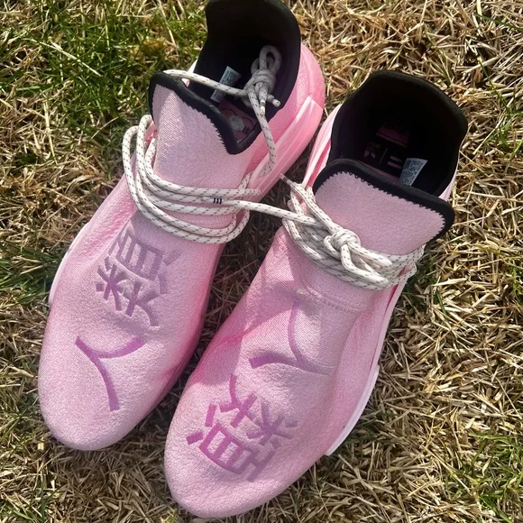 NEW Adidas x Pharrell size 17 Mens NMD Hu Pink Shoes