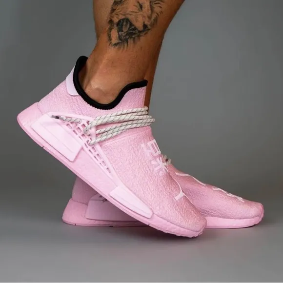 NEW Adidas x Pharrell size 17 Mens NMD Hu Pink Shoes