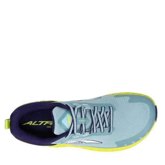 NEW ALTRA women's outroad 2 athletic running shoes in 004 blue/green