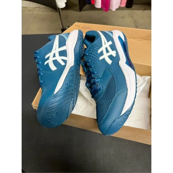 New Asics Gel Dedicate 8 Restful Teal White Court Shoes Sneakers 11