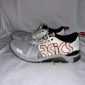 New Asics Men's Gel-Lyte One Eighty, White / Red, Gray  H6L3N, Size 10.5