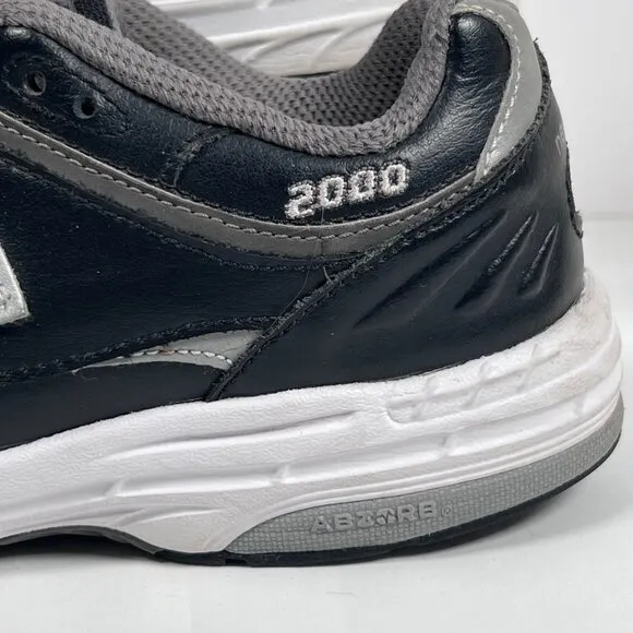 New‎ Balance 2000 Special Edition Running Shoes Black Gray White Womens 8