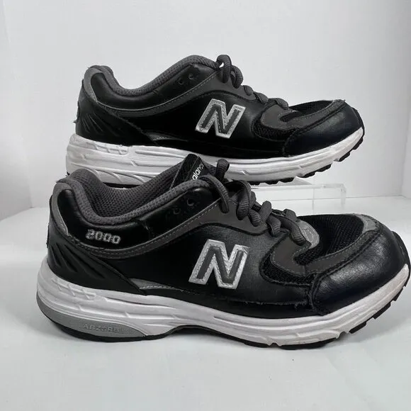 New‎ Balance 2000 Special Edition Running Shoes Black Gray White Womens 8