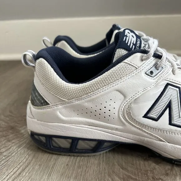 New Balance 806 Tennis Shoes Men's 13 D White Athletic Pickleball Court Sneakers
