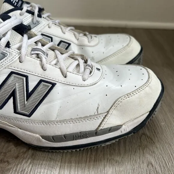 New Balance 806 Tennis Shoes Men's 13 D White Athletic Pickleball Court Sneakers