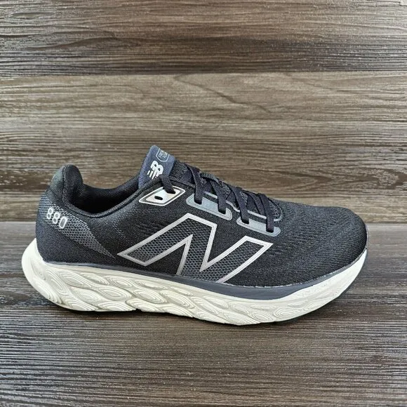 New Balance 880 V14 Black White Running Shoes - Men's Size 9