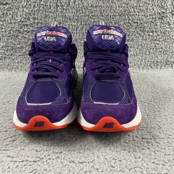New Balance 990v3 Boston Marathon Womens 8.5 B Running Shoes Lace Up Purple