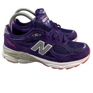 New Balance 990v3 Boston Marathon Womens 8.5 B Running Shoes Lace Up Purple