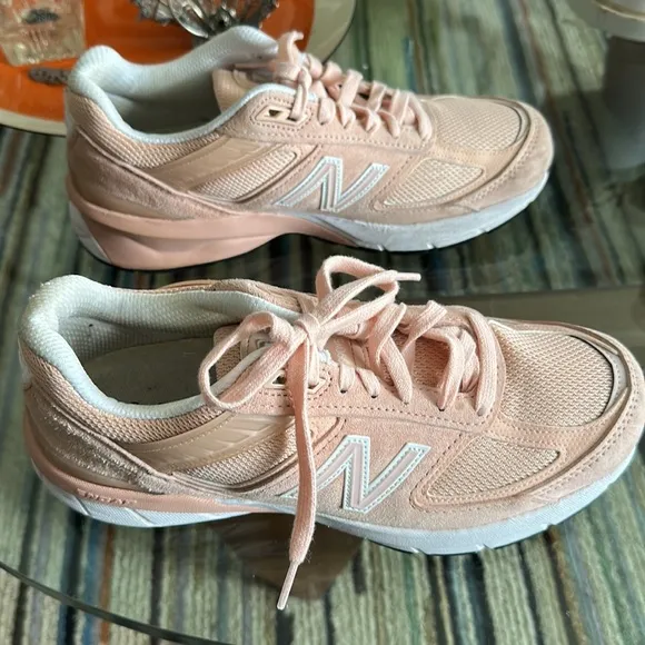 New Balance 990v5 Pink/White