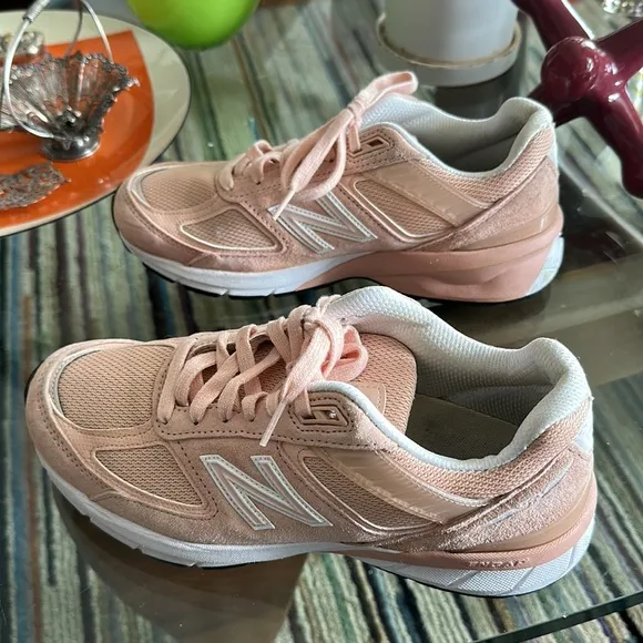 New Balance 990v5 Pink/White