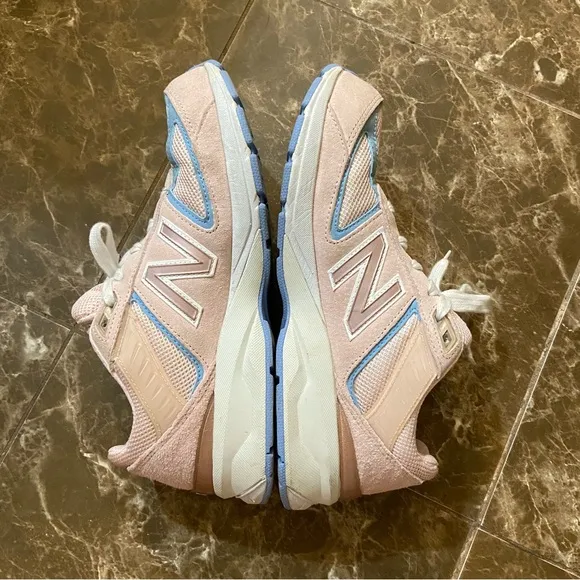New Balance 990v5 Shoes - Cherry Blossom/Team Carolina