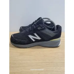 New Balance 990v5 USA Women’s Running Shoes Size 8 XW Black Extra Wide Boys 6.5