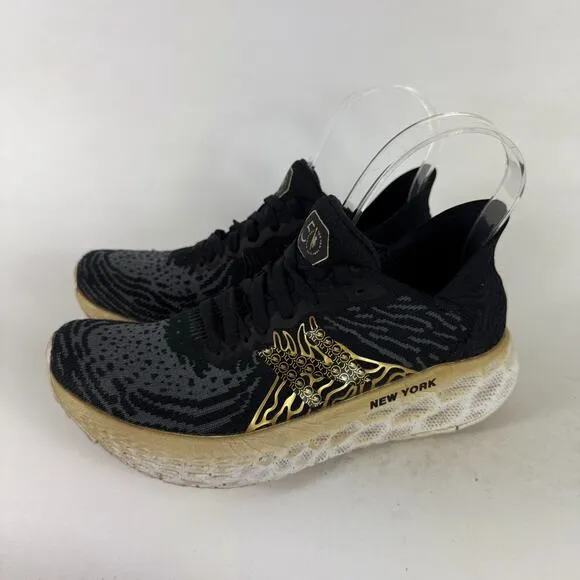 New Balance Fresh Foam 1080v10 Athletic Shoes Women's 6.5 Black Low Top Sneakers
