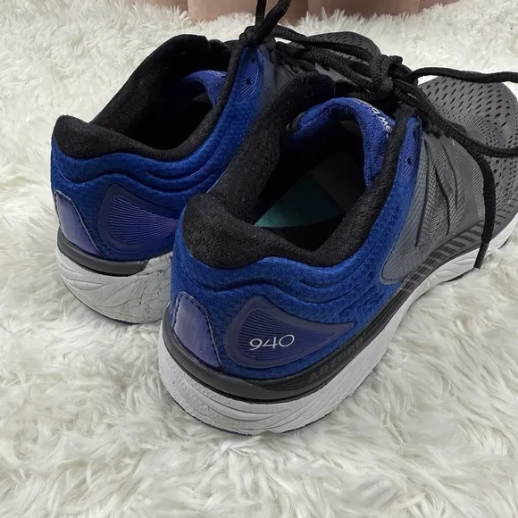 New Balance Fresh Foam 940 V4 Running  Gym Shoes Gray Blue Athletic Men's Size 9