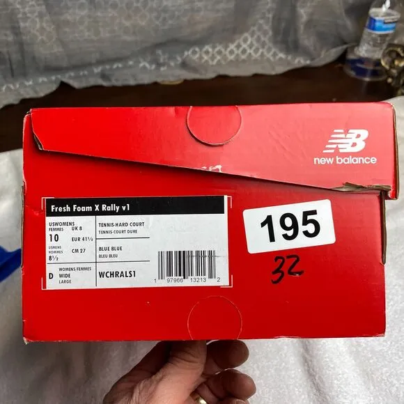 New Balance Fresh Foam X CT-Rally Women's Tennis Shoes 10D Blue Pickleball NIB