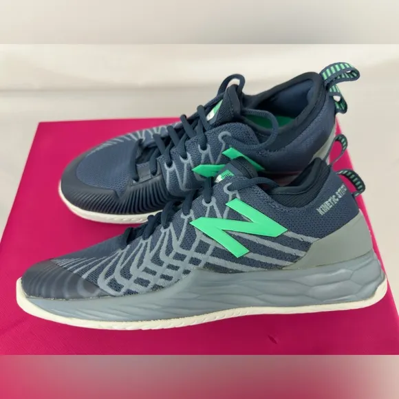 New Balance Men's Fresh Foam Lav V1 Hard Court Tennis Shoe Indigo/Reflec…
