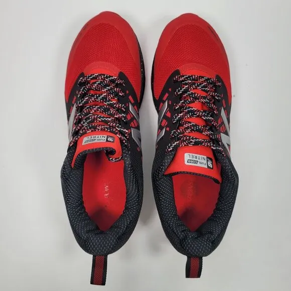 New Balance Men's Red Black Fuelcore Nitrel V1 Running Shoes MTNTRCR1 US Size 10