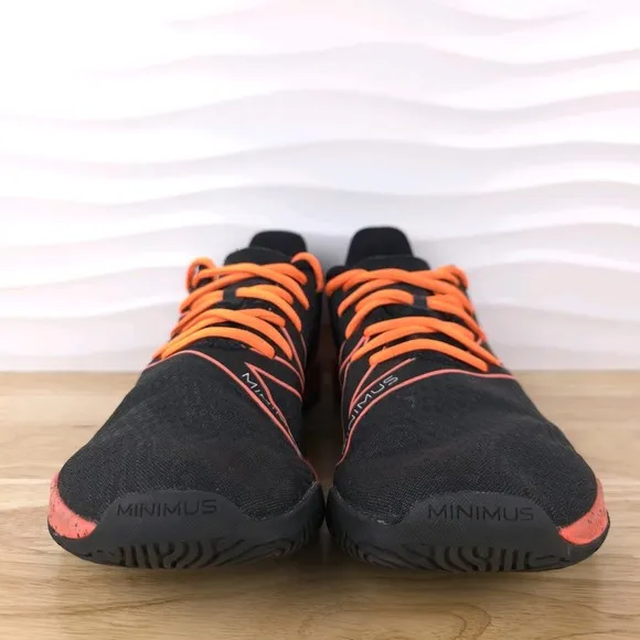 New Balance Minimus TR Sneakers Mens Size 10.5 Black Orange Trail Running Shoes
