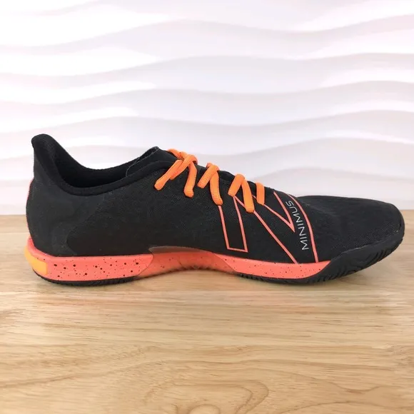 New Balance Minimus TR Sneakers Mens Size 10.5 Black Orange Trail Running Shoes