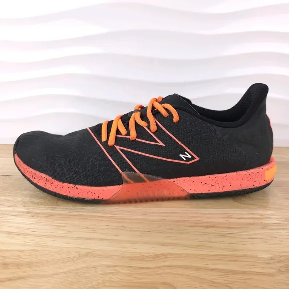 New Balance Minimus TR Sneakers Mens Size 10.5 Black Orange Trail Running Shoes