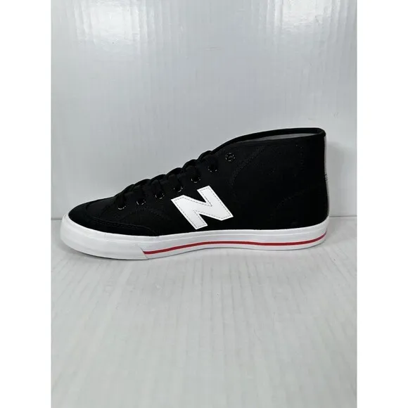 New Balance Numeric 213 Pro Court Mid Black White Shoes Mens Size 9.5 NM213UNT