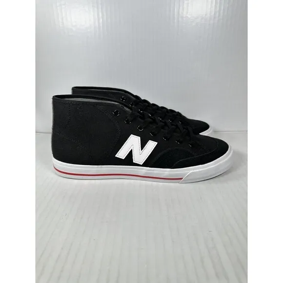 New Balance Numeric 213 Pro Court Mid Black White Shoes Mens Size 9.5 NM213UNT