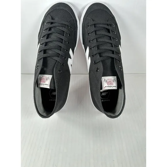 New Balance Numeric 213 Pro Court Mid Black White Shoes Mens Size 9.5 NM213UNT