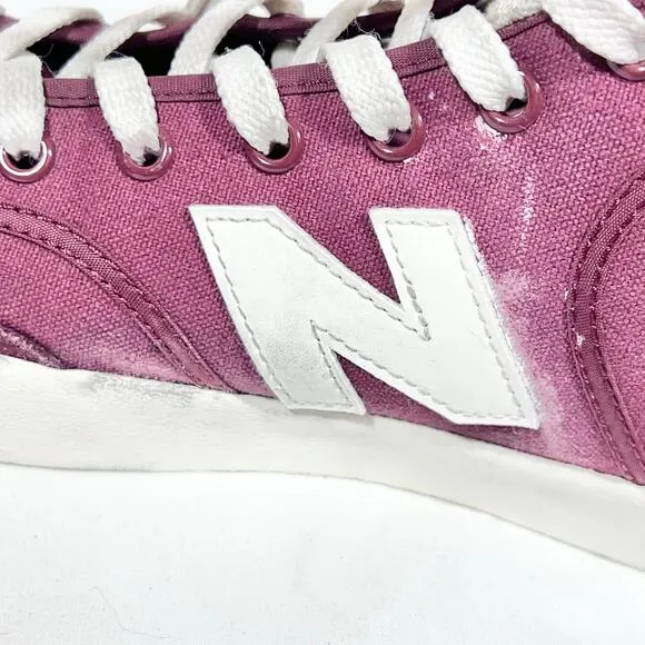 New Balance Numeric 213 Pro Court Mid Shoes Men 11 Burgundy Gum Used