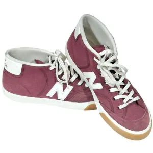 New Balance Numeric 213 Pro Court Mid Shoes Men 11 Burgundy Gum Used