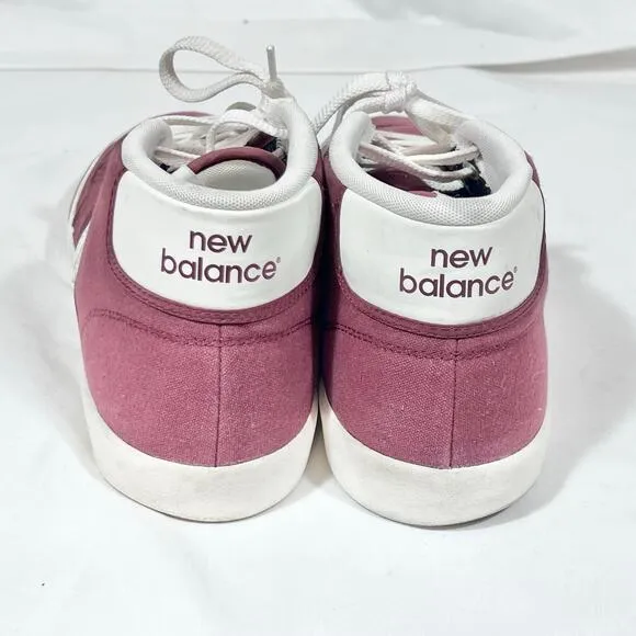 New Balance Numeric 213 Pro Court Mid Shoes Men 11 Burgundy Gum Used