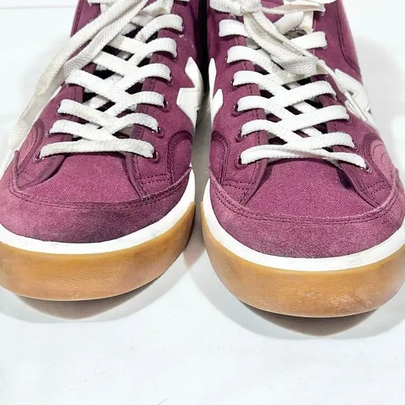 New Balance Numeric 213 Pro Court Mid Shoes Men 11 Burgundy Gum Used