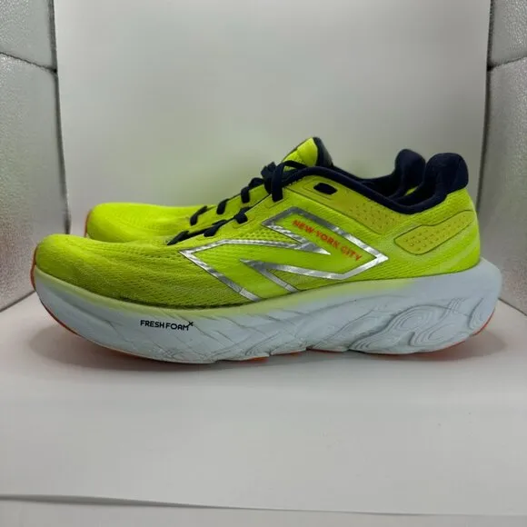 New Balance NYC Marathon Fresh Foam X 1080 V13 Mens Shoes 9.5 Running Lime Green