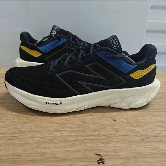 New Balance Shoes 2023 Fresh Foam X 1080v13 Black Blue Agate Men's Running 13