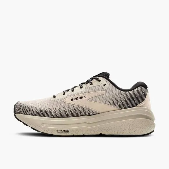 NEW BROOKS men's ghost max 2 shoes in 092 - pelican/pelican/black
